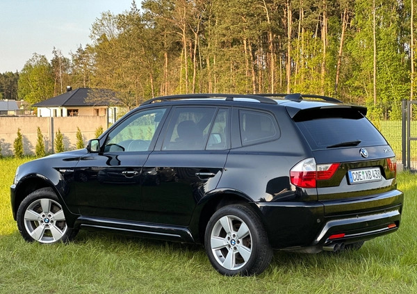 BMW X3 cena 41900 przebieg: 237000, rok produkcji 2007 z Węgorzewo małe 781